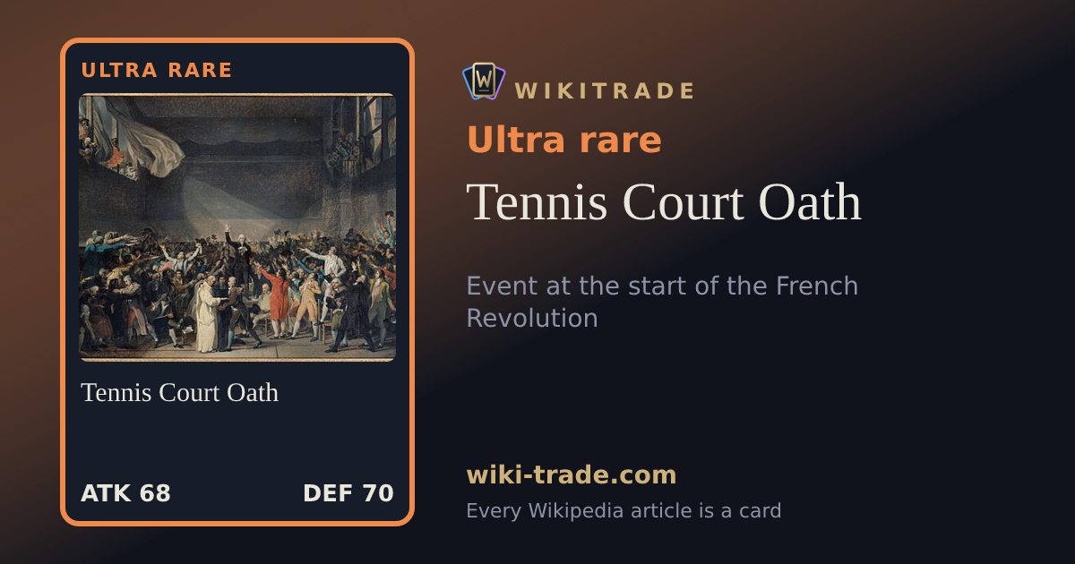 Tennis Court Oath — Ultra rare card