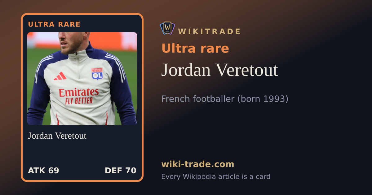 Jordan Veretout — Ultra rare card