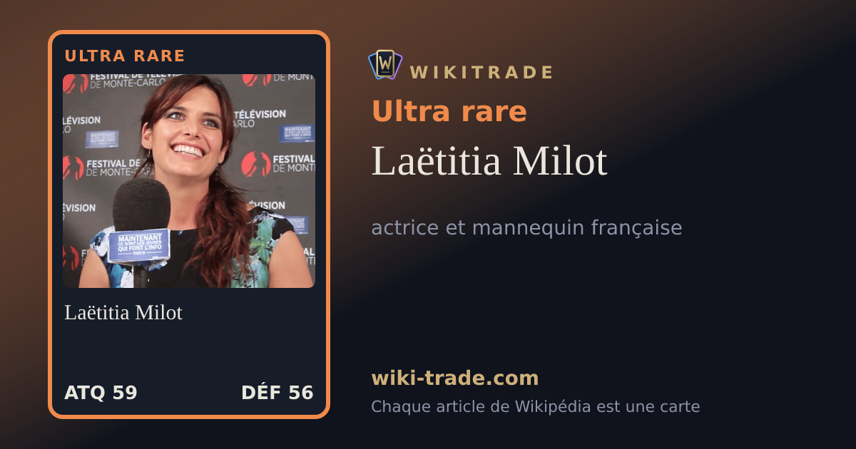 Laëtitia Milot — carte Ultra rare