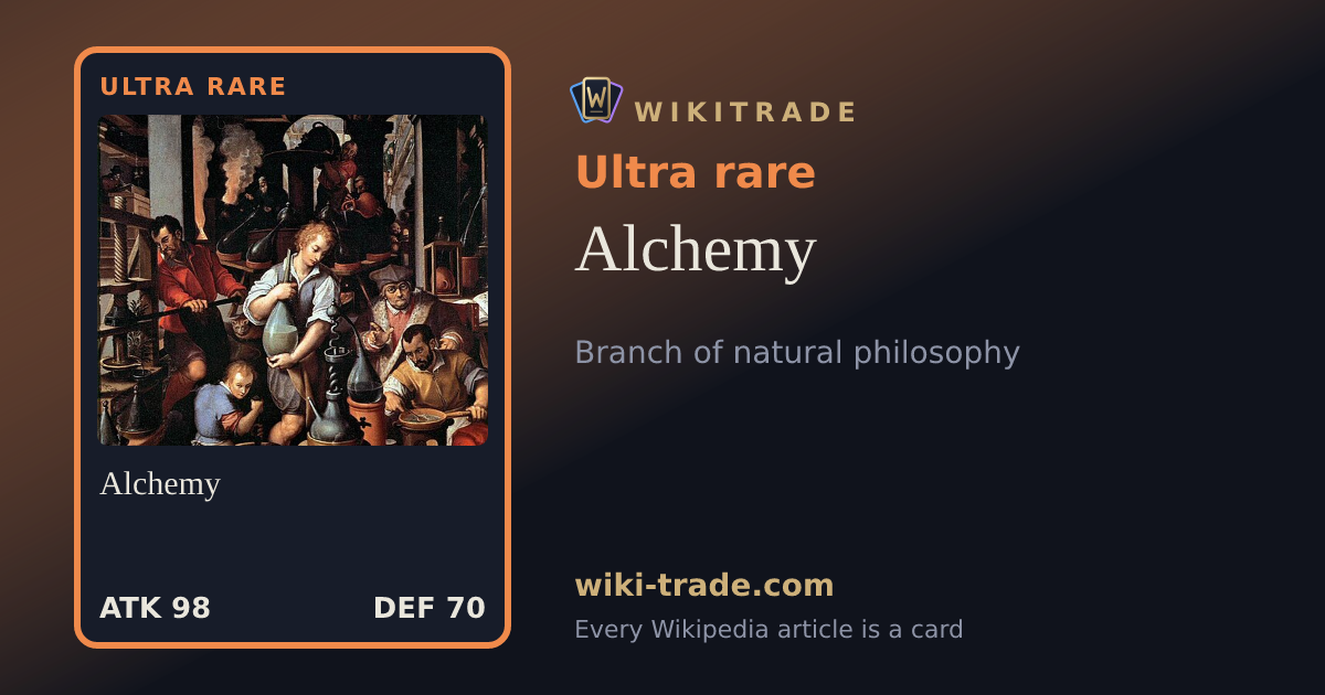 Alchemy — Ultra rare card