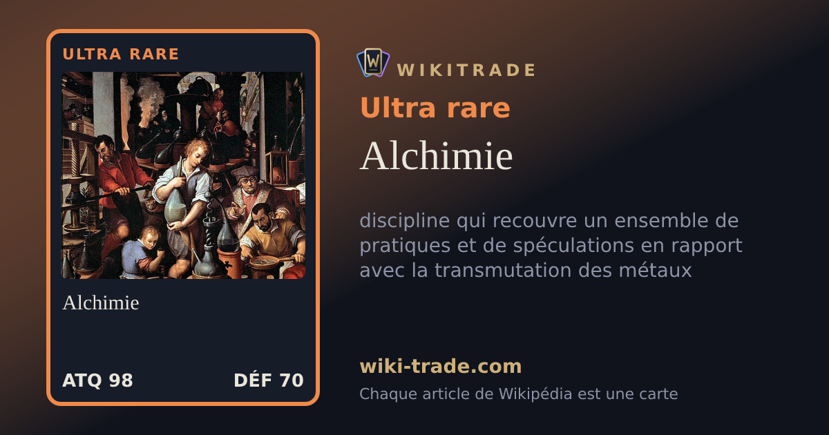 Alchimie — carte Ultra rare