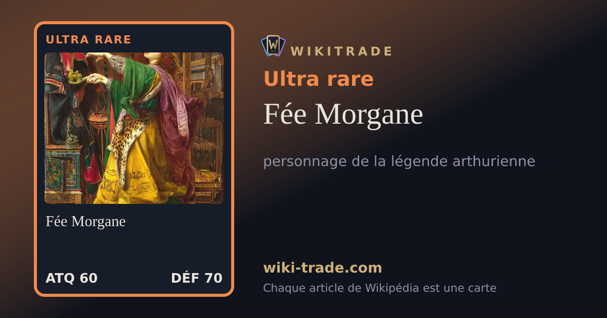 Fée Morgane — carte Ultra rare