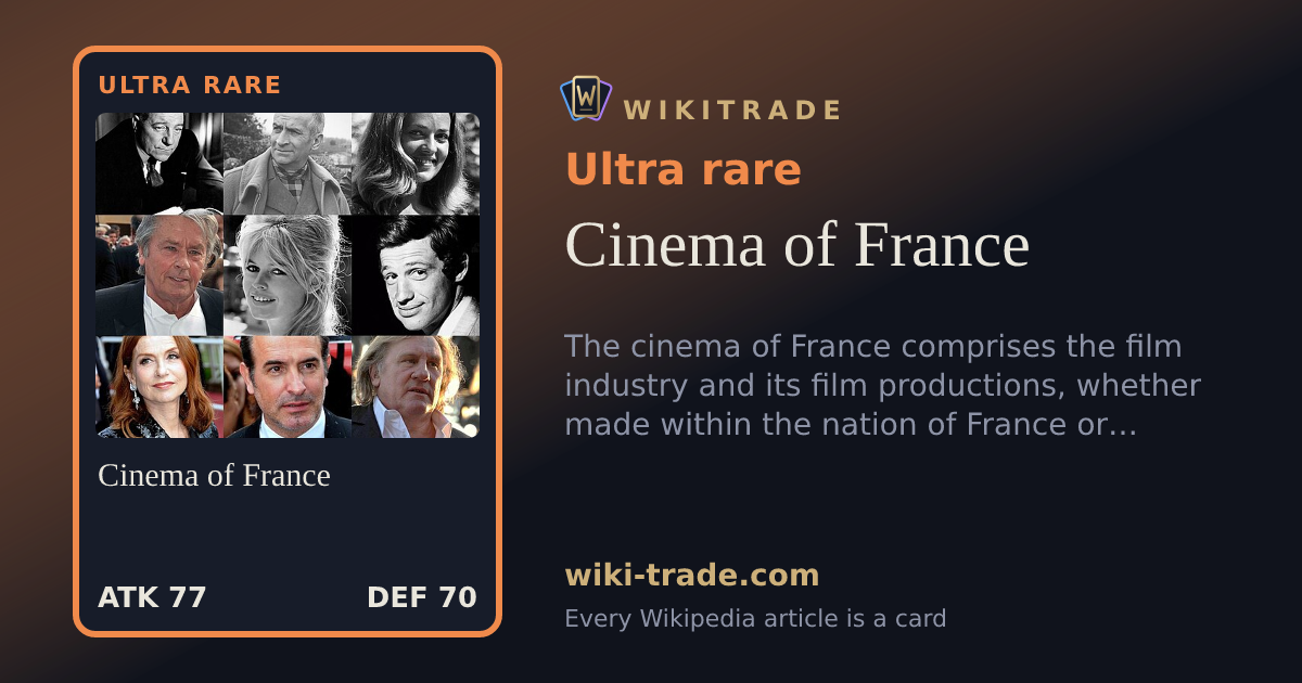 Cinema of France — Ultra rare card
