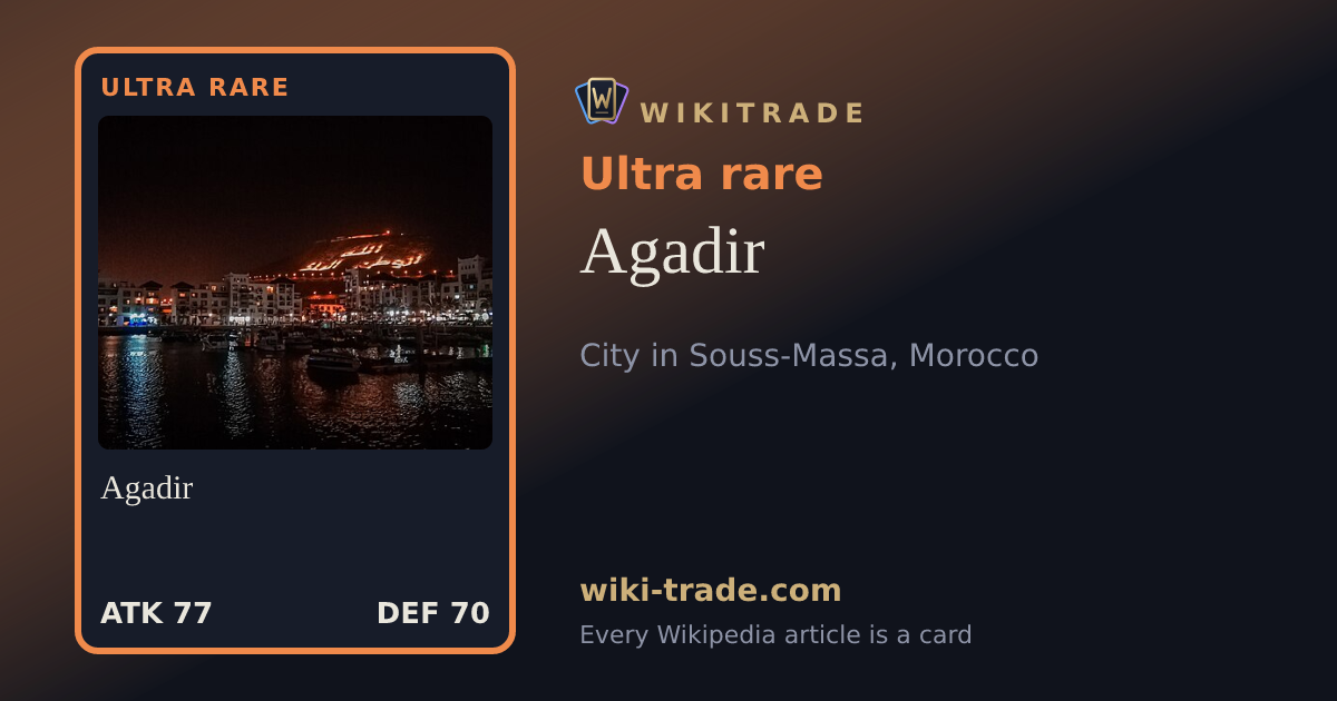 Agadir — Ultra rare card