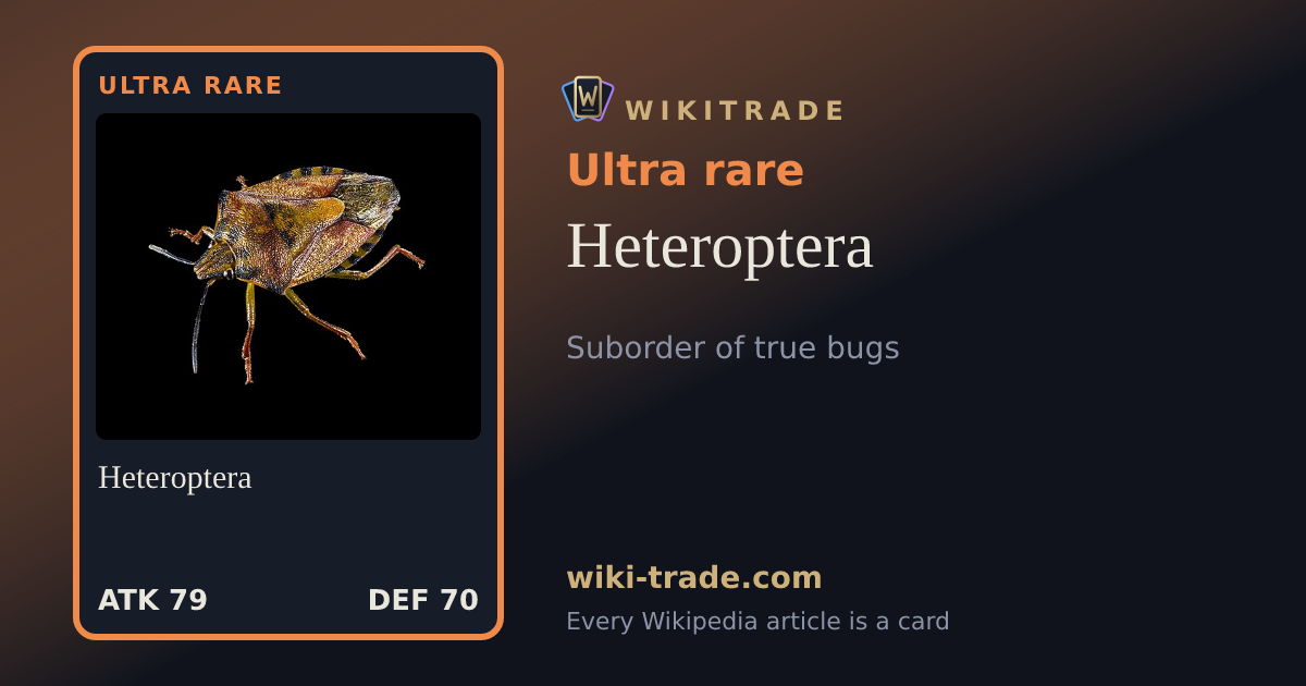 Heteroptera — Ultra rare card