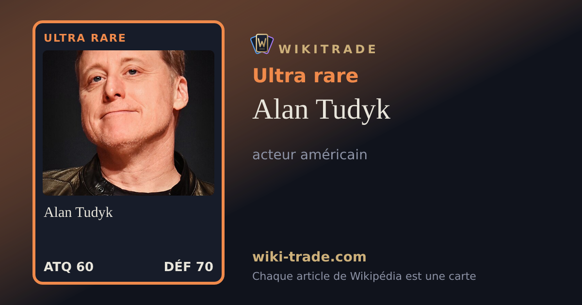 Alan Tudyk — carte Ultra rare