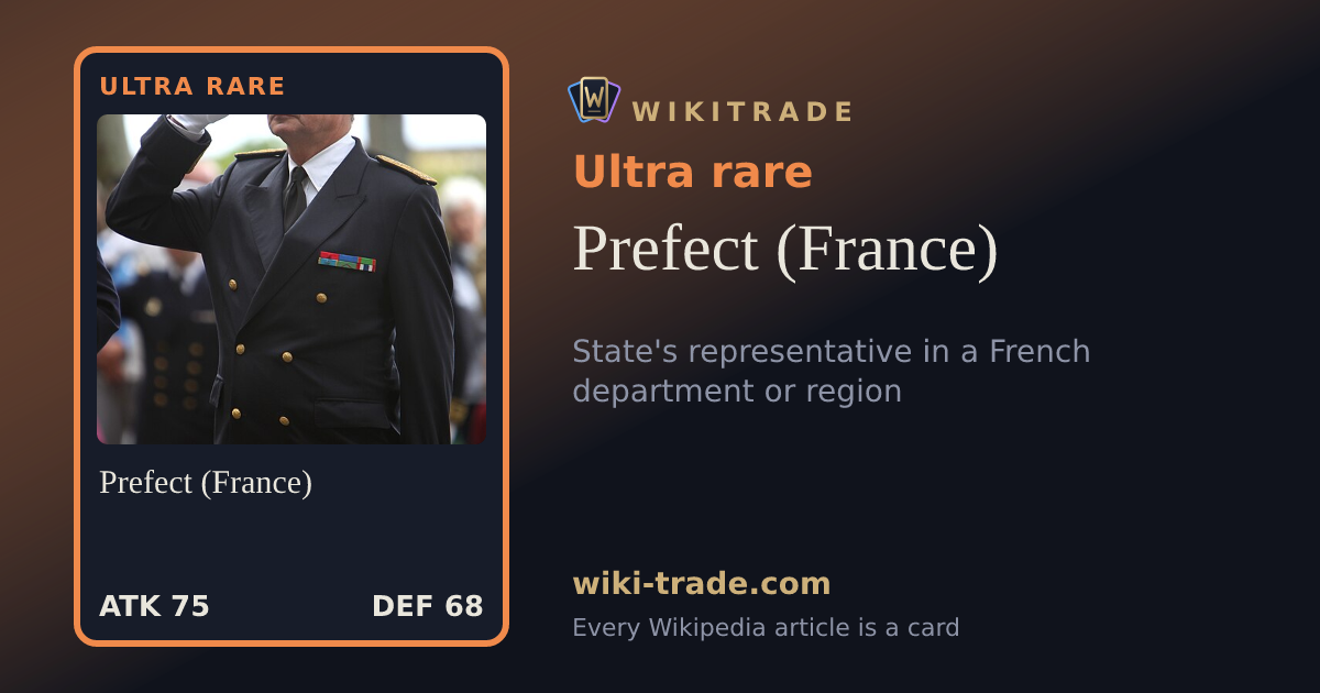 Prefect (France) — Ultra rare card