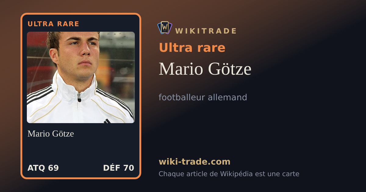 Mario Götze — carte Ultra rare