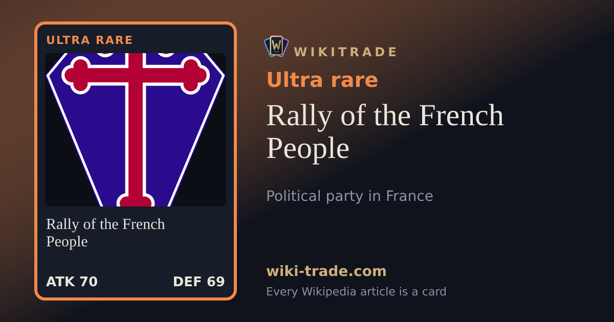 Rally of the French People — Ultra rare card