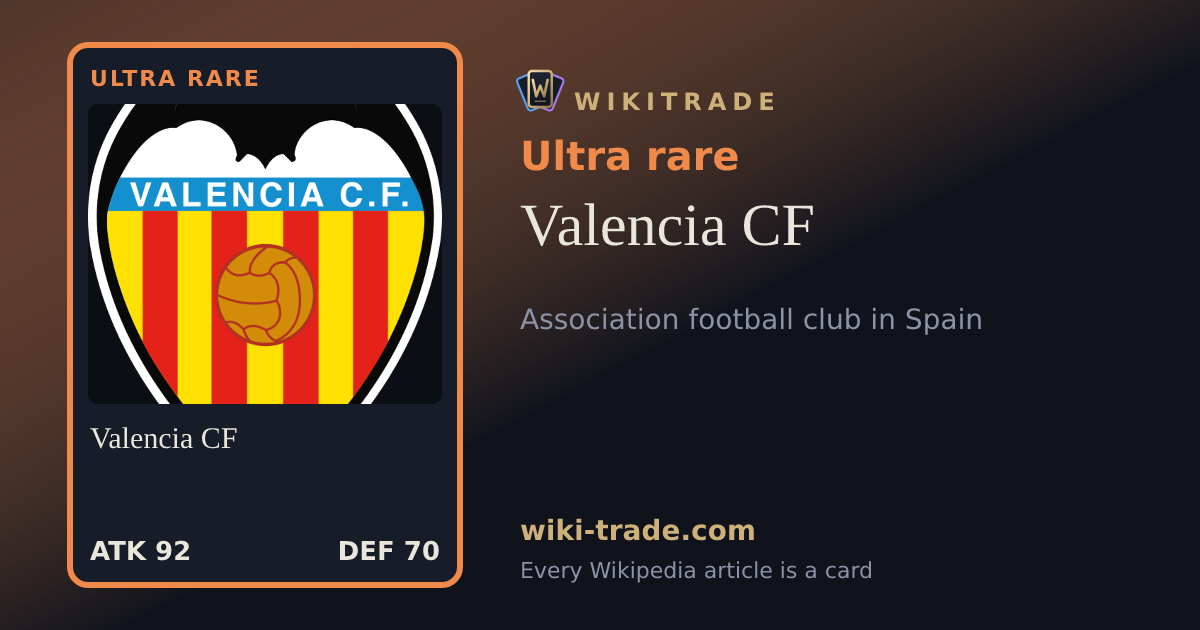 Valencia CF — Ultra rare card