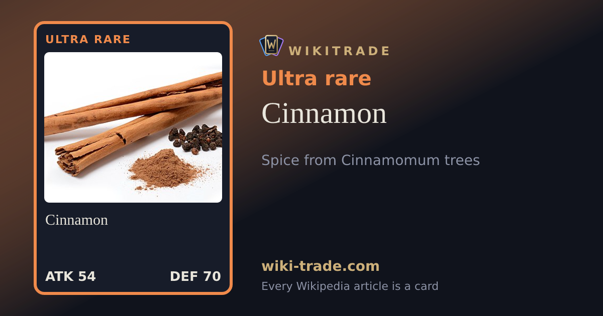 Cinnamon — Ultra rare card