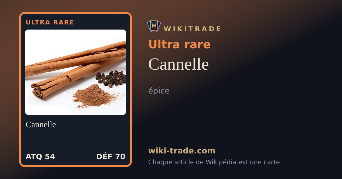 Cannelle — carte Ultra rare