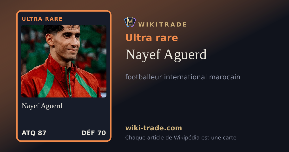 Nayef Aguerd — carte Ultra rare