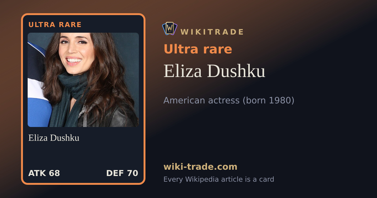 Eliza Dushku — Ultra rare card