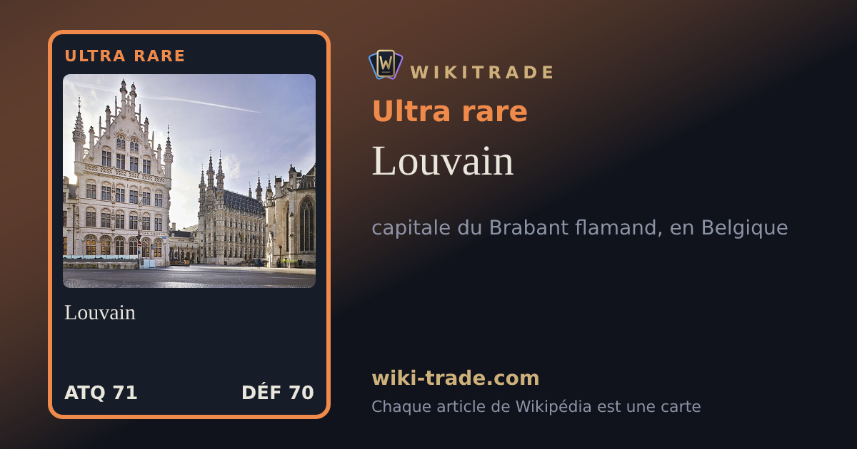 Louvain — carte Ultra rare