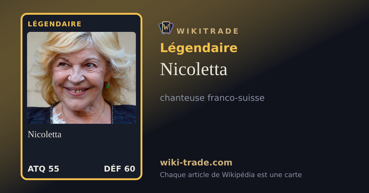 Nicoletta — carte Légendaire