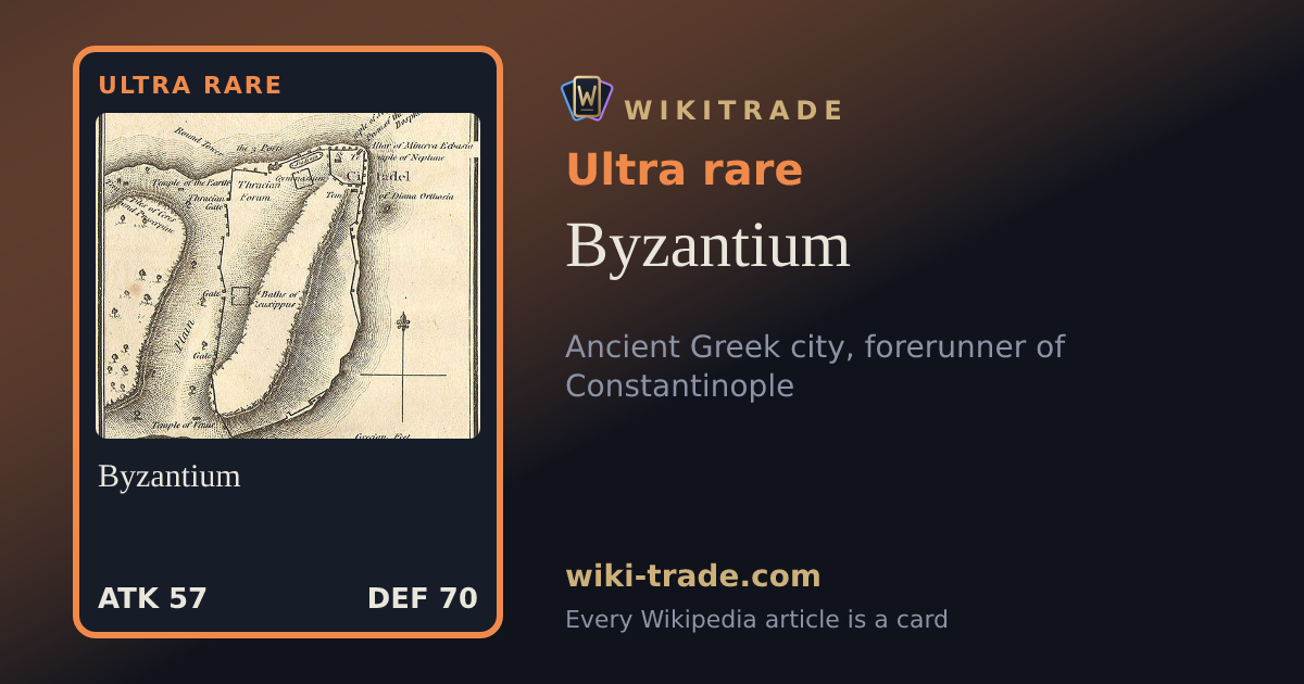 Byzantium — Ultra rare card