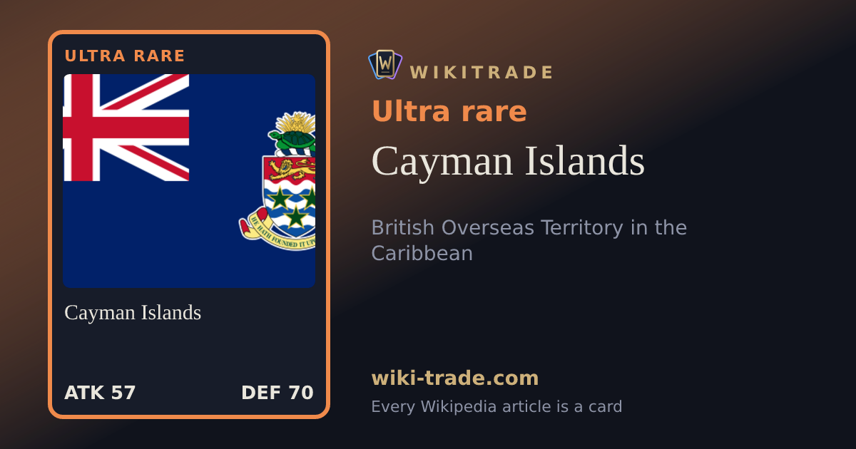 Cayman Islands — Ultra rare card