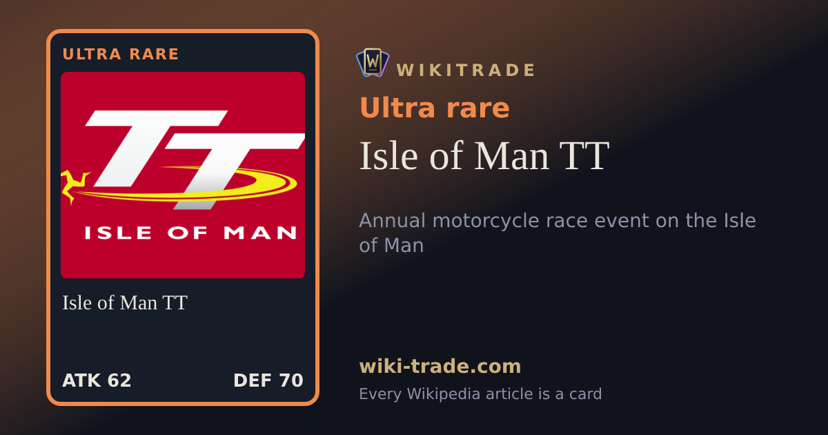 Isle of Man TT — Ultra rare card