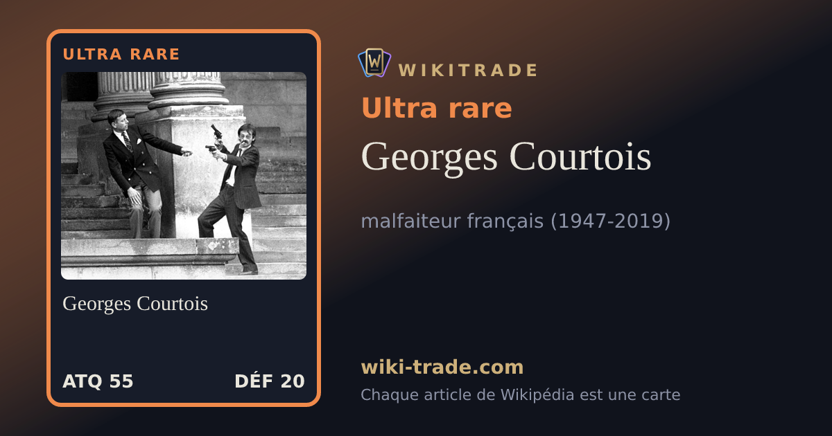 Georges Courtois — carte Ultra rare