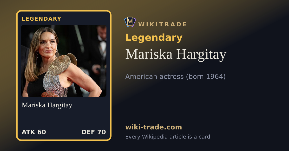 Mariska Hargitay — Legendary card