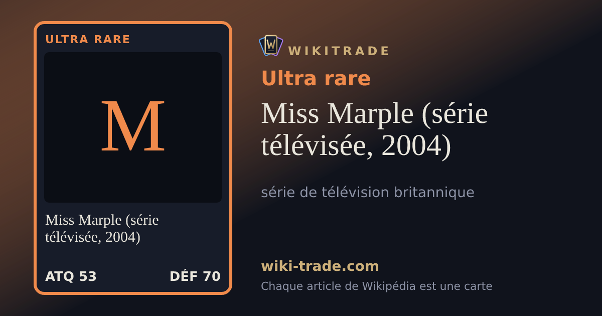 Miss Marple (série télévisée, 2004) — carte Ultra rare