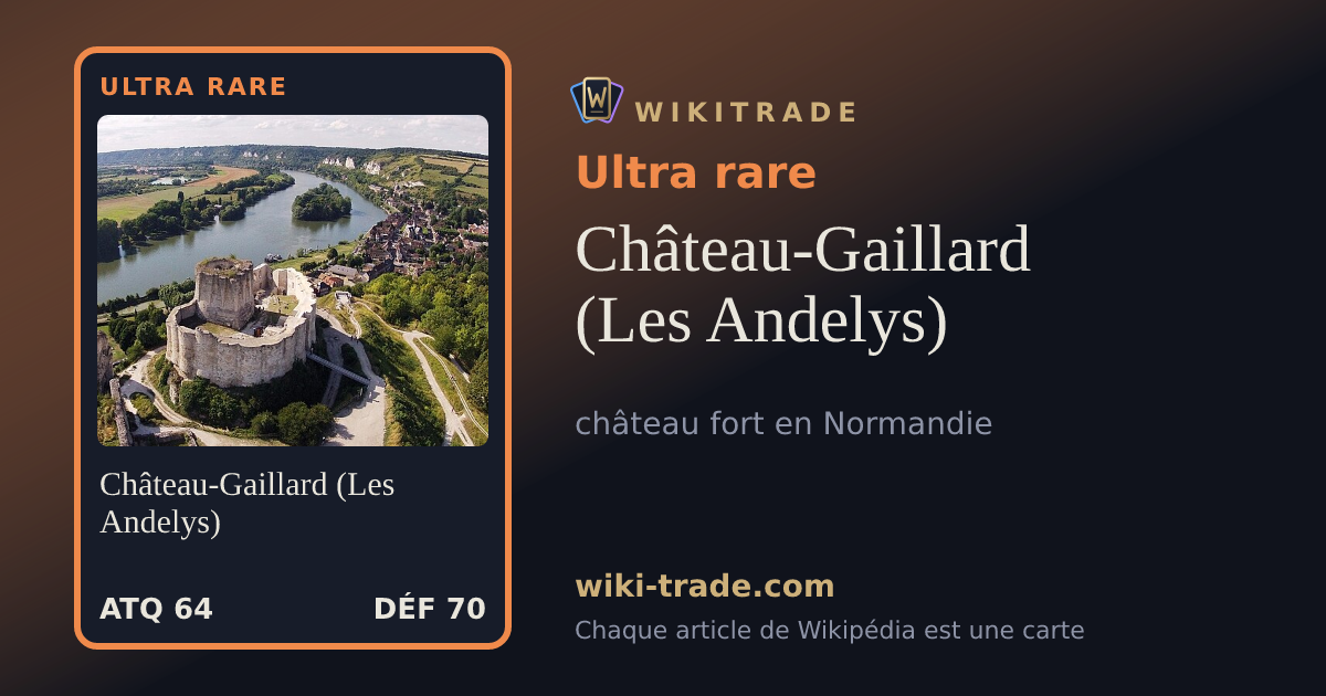 Château-Gaillard (Les Andelys) — carte Ultra rare