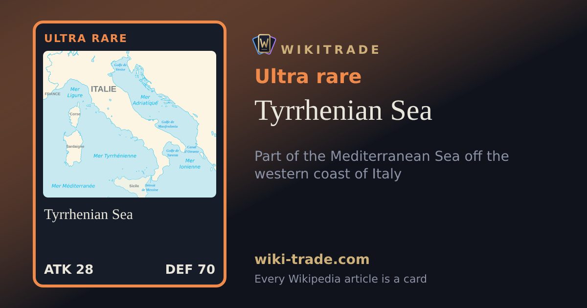 Tyrrhenian Sea — Ultra rare card
