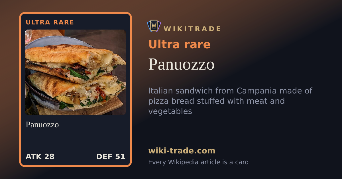 Panuozzo — Ultra rare card