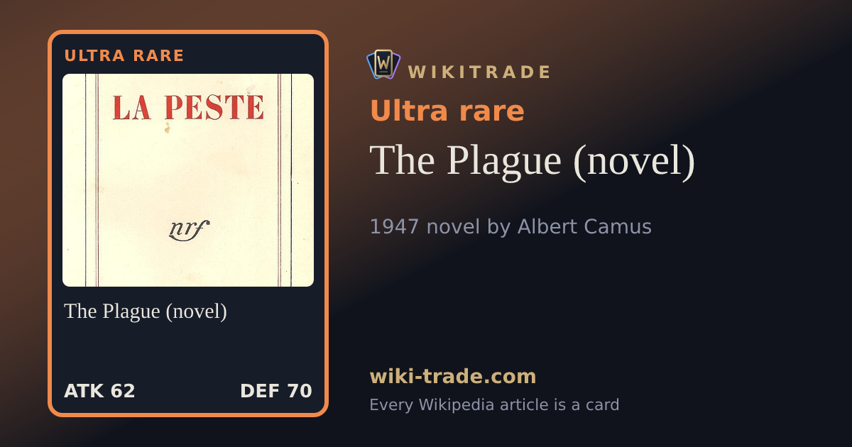 The Plague (novel) — Ultra rare card