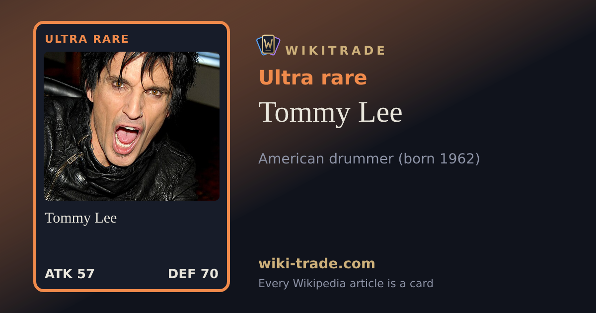 Tommy Lee — Ultra rare card