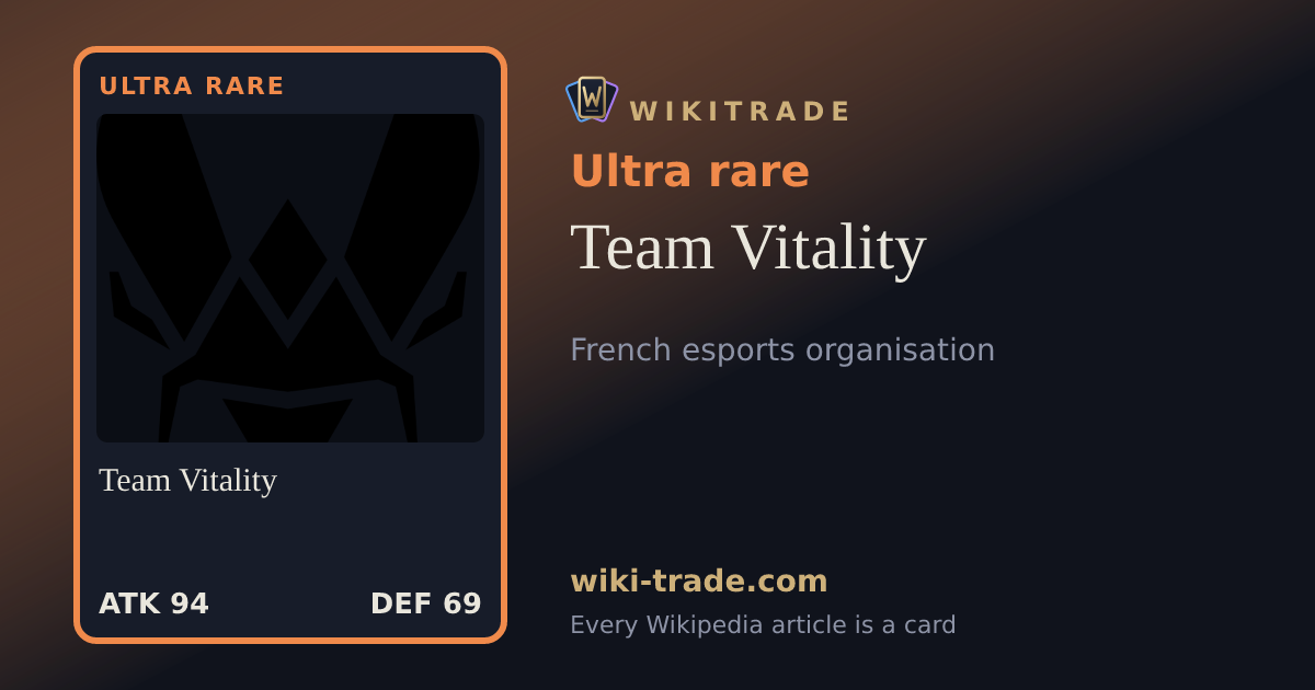 Team Vitality — Ultra rare card