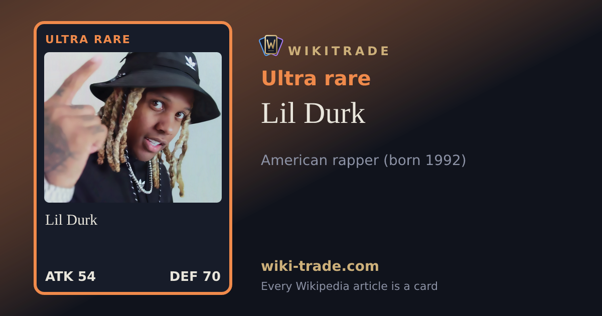 Lil Durk — Ultra rare card