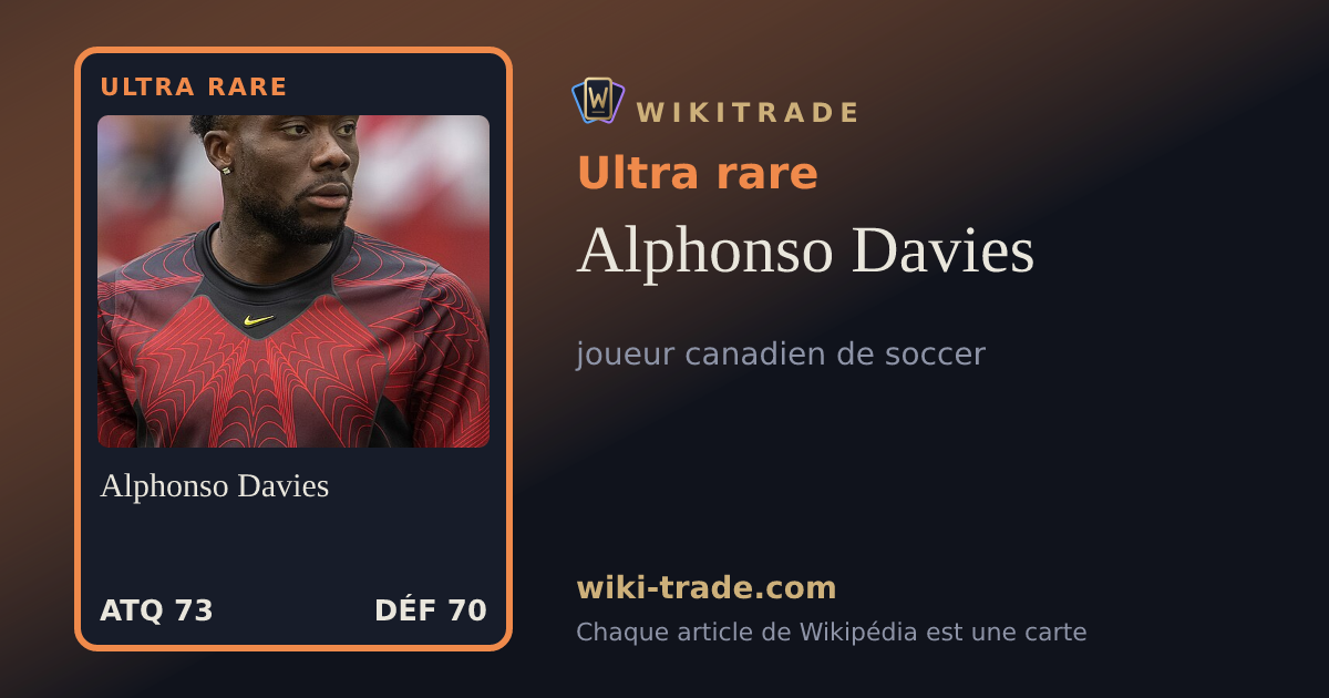 Alphonso Davies — carte Ultra rare