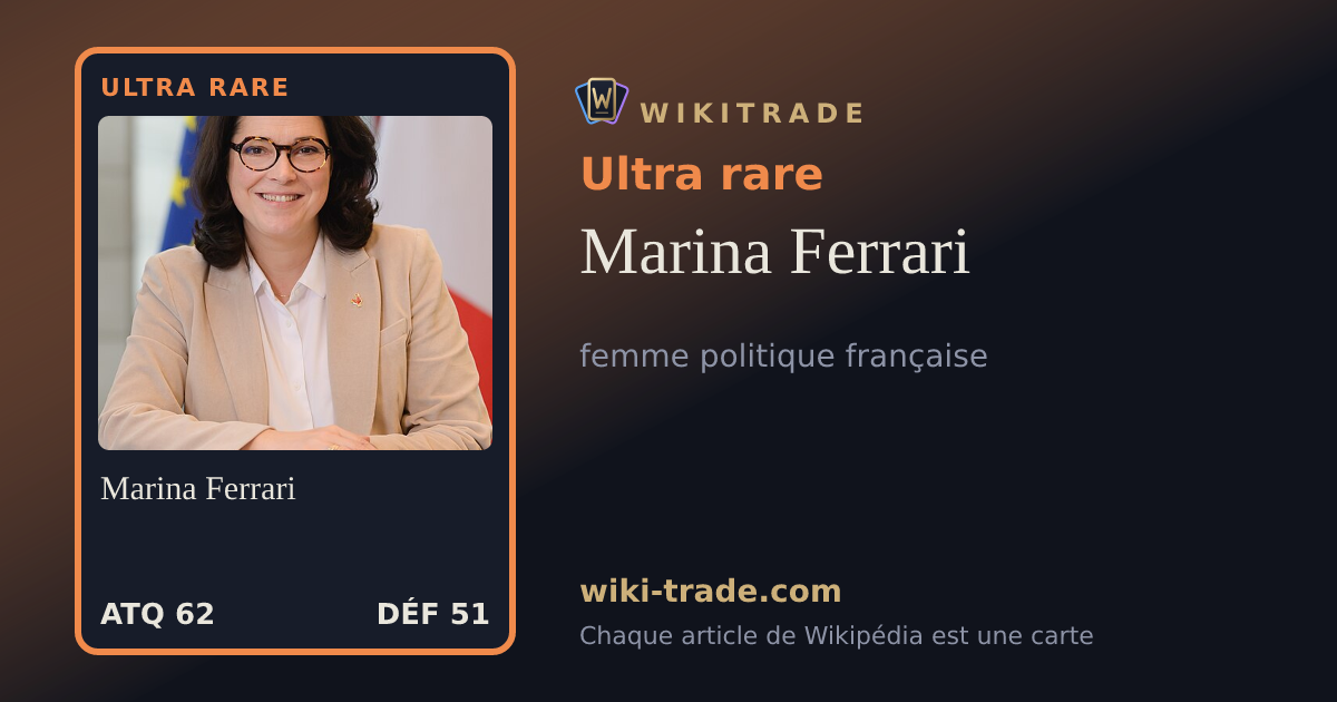 Marina Ferrari — carte Ultra rare