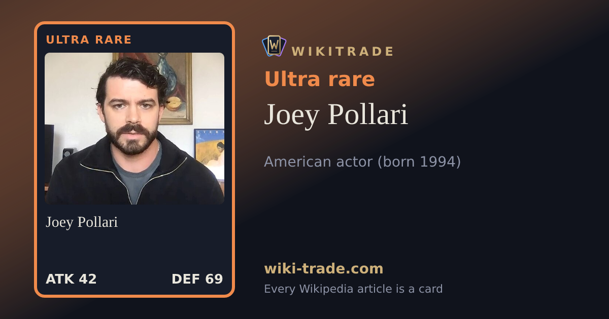 Joey Pollari — Ultra rare card