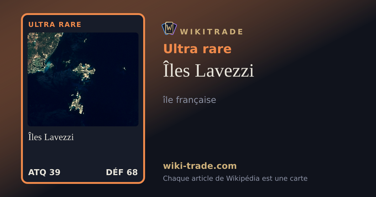 Îles Lavezzi — carte Ultra rare
