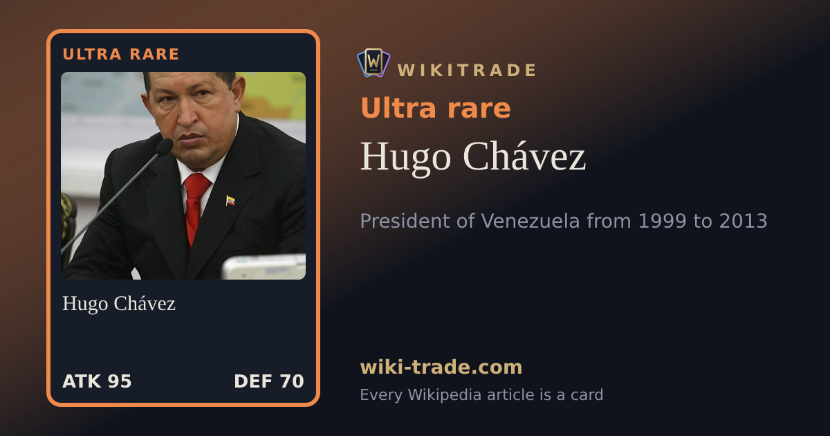 Hugo Chávez — Ultra rare card