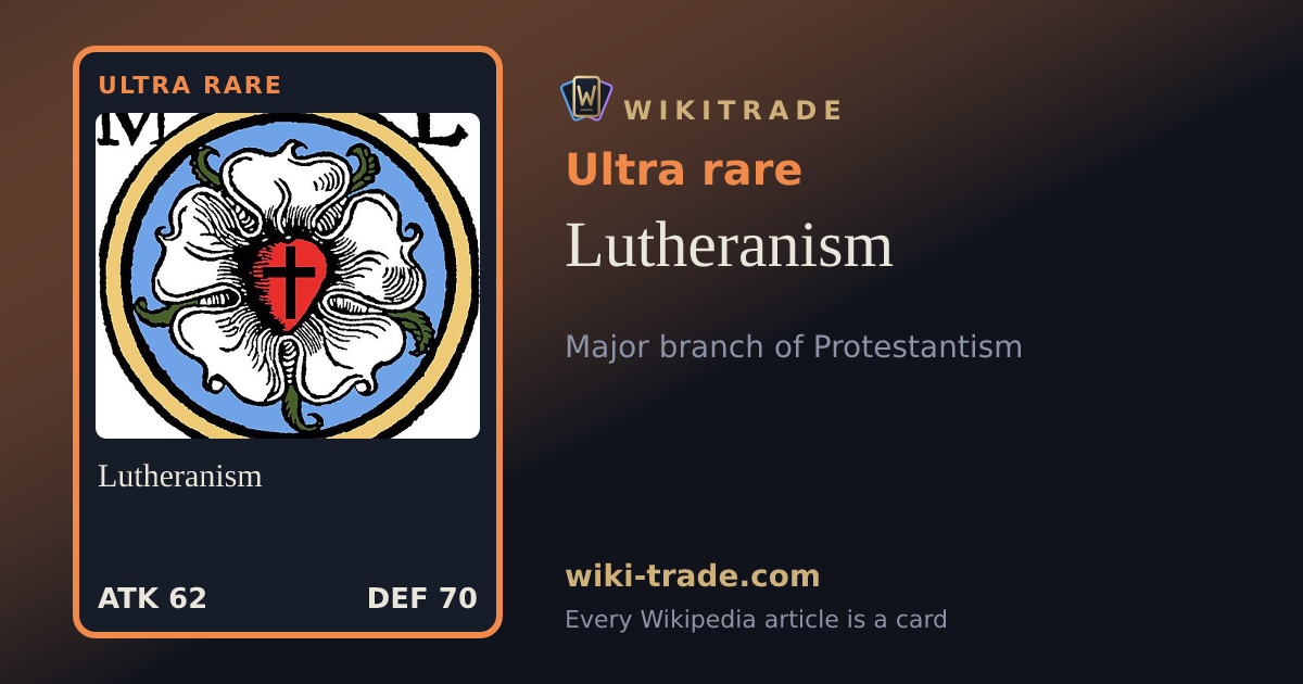 Lutheranism — Ultra rare card