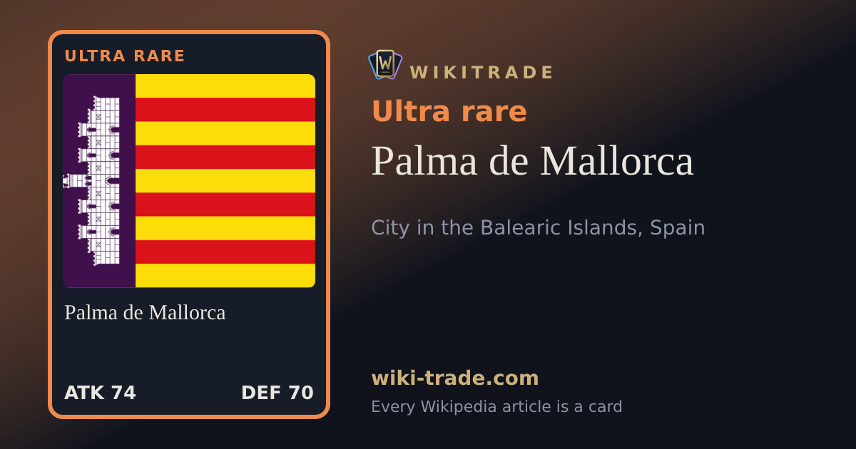 Palma de Mallorca — Ultra rare card