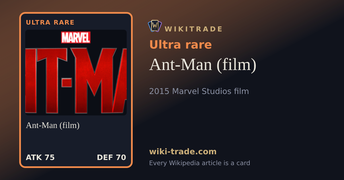 Ant-Man (film) — Ultra rare card