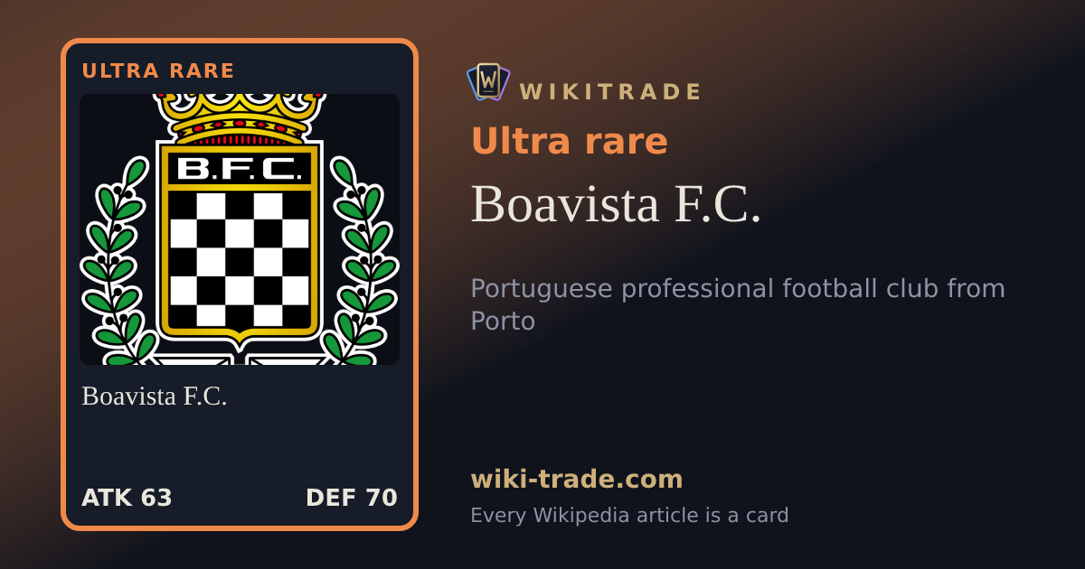 Boavista F.C. — Ultra rare card