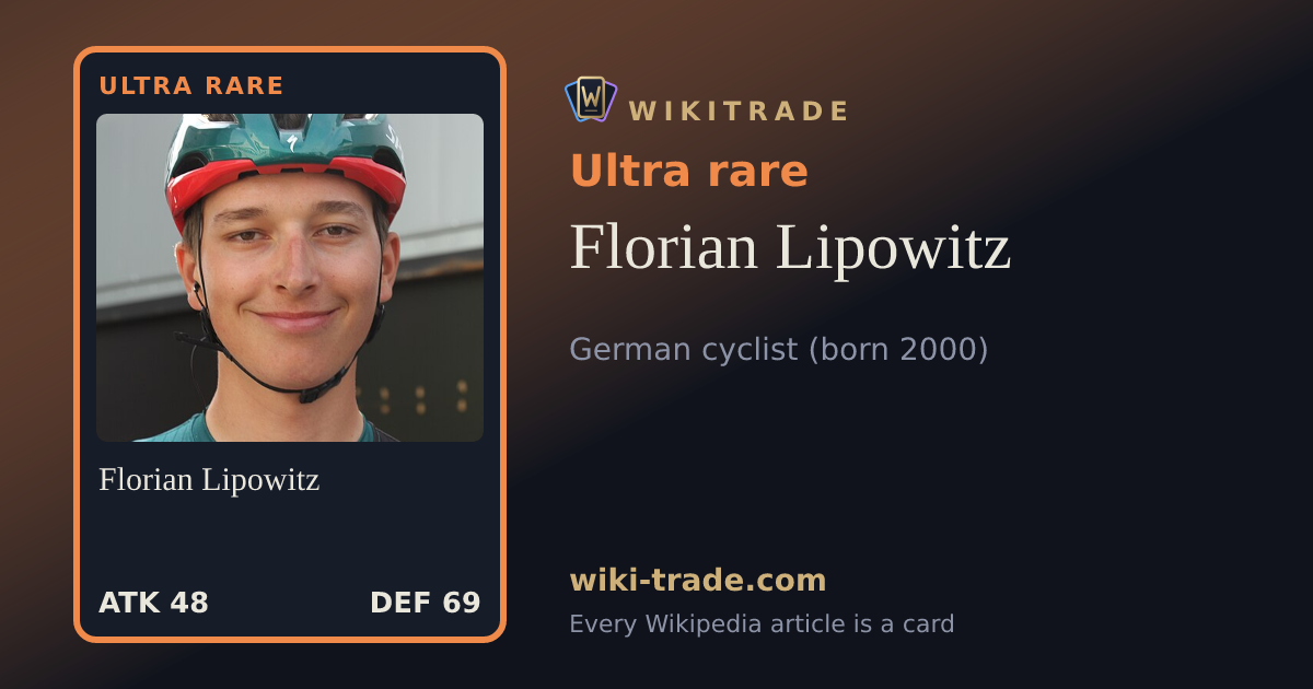 Florian Lipowitz — Ultra rare card