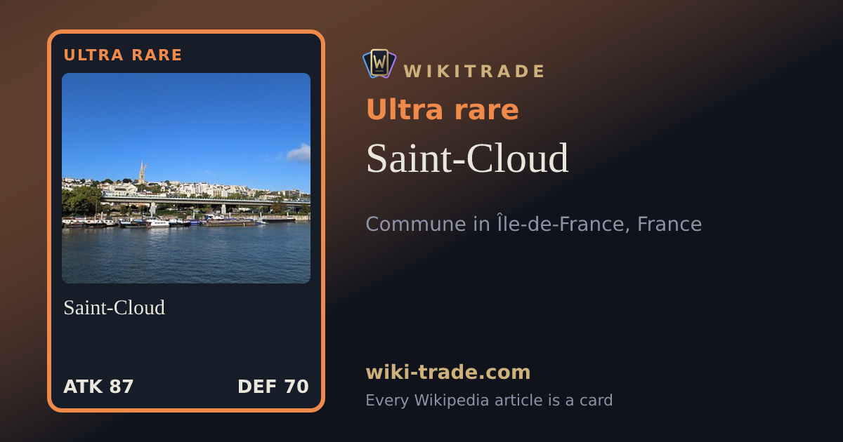 Saint-Cloud — Ultra rare card