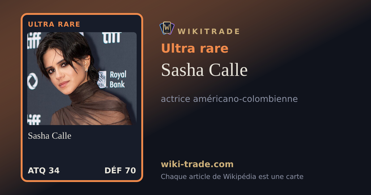 Sasha Calle — carte Ultra rare