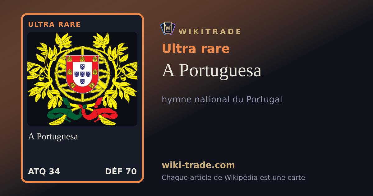 A Portuguesa — carte Ultra rare