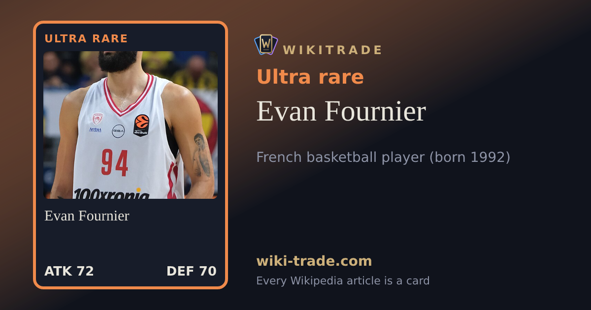Evan Fournier — Ultra rare card
