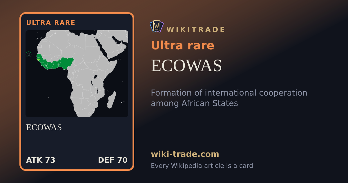 ECOWAS — Ultra rare card