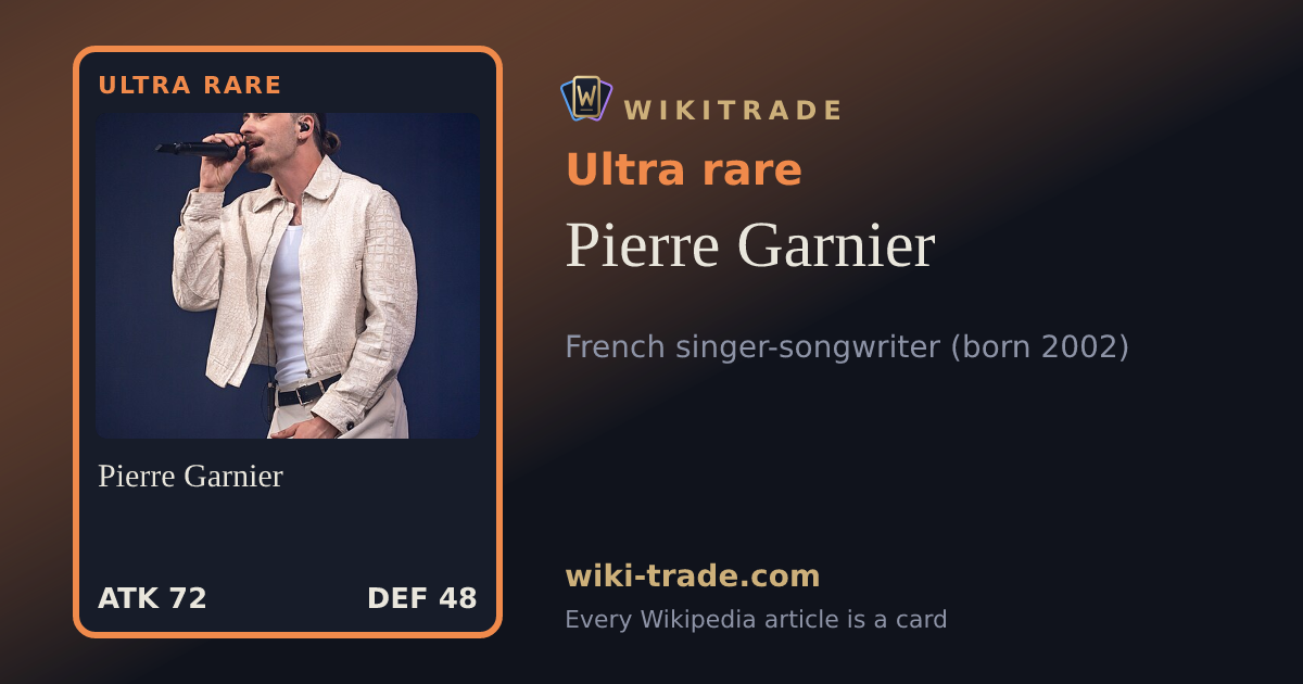 Pierre Garnier — Ultra rare card