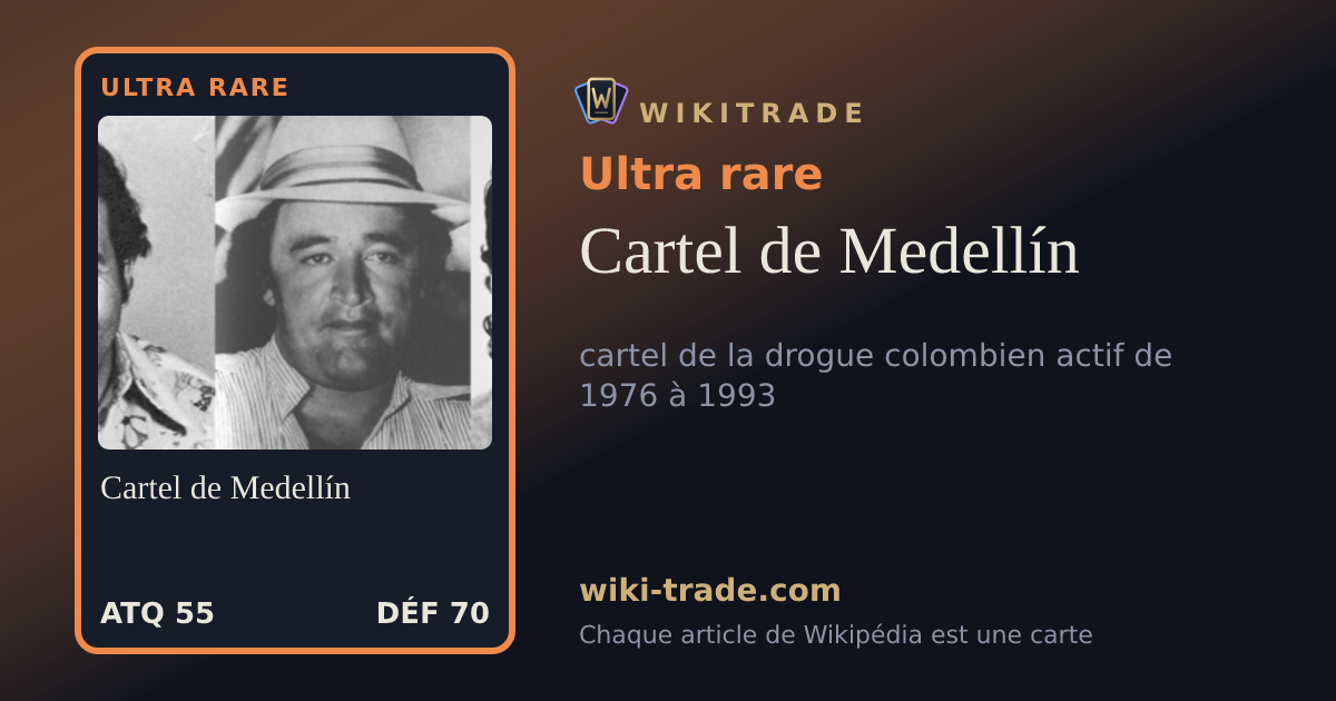 Cartel de Medellín — carte Ultra rare
